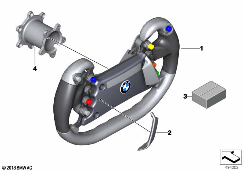 Genuine BMW 32338428286 Covering Right F. ILLUMINATION (Inc. M6 GT3) | ML Performance EU Car Parts