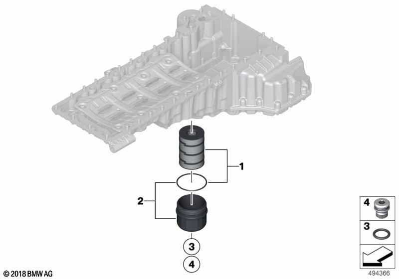 Lubrication system-Oil filter