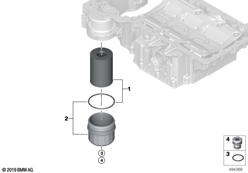 Lubrication system-Oil filter