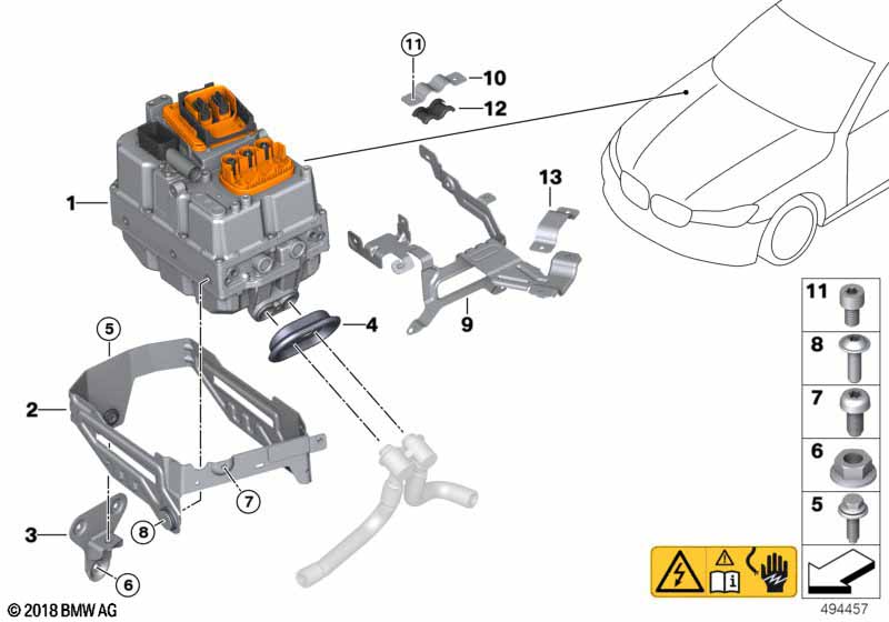 Genuine BMW 12908615586 G05 G11 Gasket (Inc. 530eX, X5 45eX & 745e) | ML Performance EU Car Parts