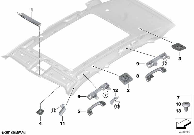 Genuine BMW 51447451370 G05 Bracket, Front Right (Inc. X5) | ML Performance EU Car Parts