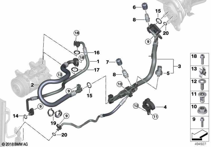 Genuine BMW 64539284019 F10 F23 Gasket Ring D=17mm (Inc. 340iX) | Duco Car Parts UK Car Parts