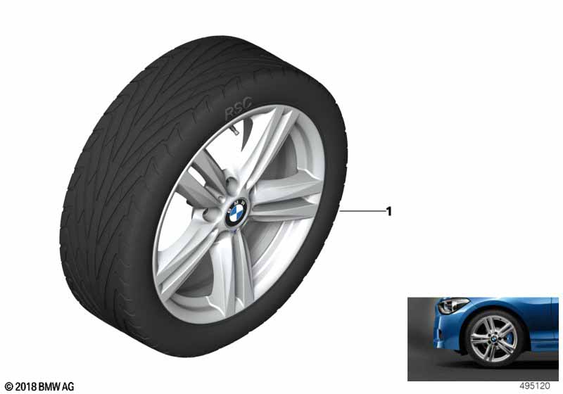 BMW LA Wheel M star spoke 386M - 18