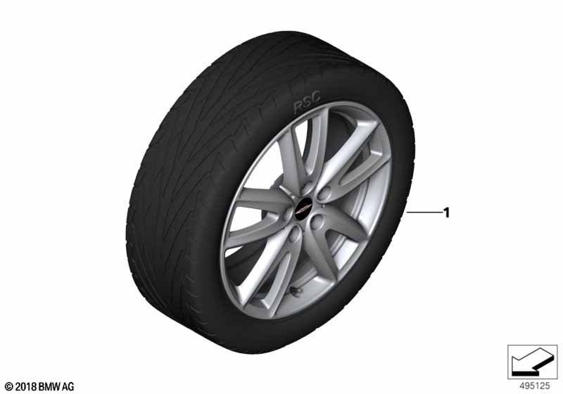 JCW LM Rad Grip Spoke 520 - 18