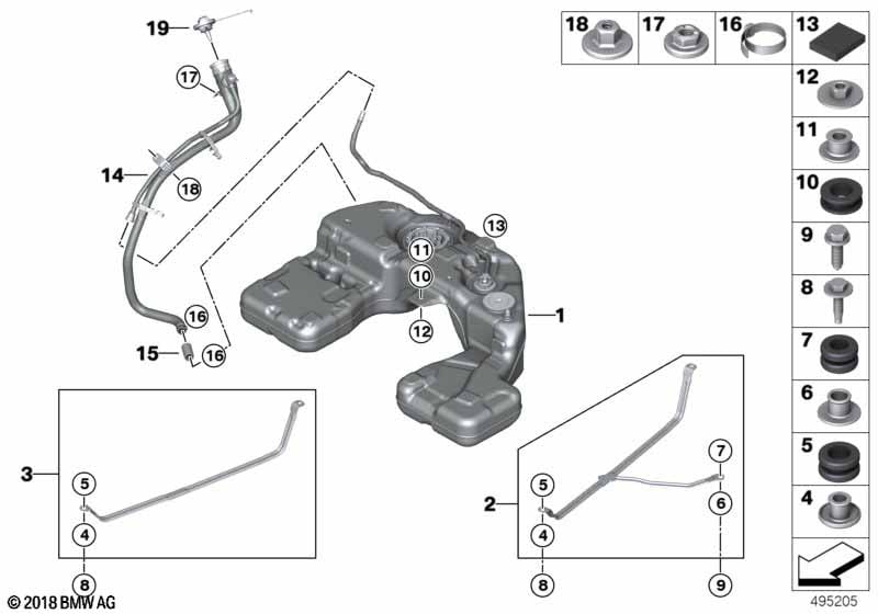 Genuine BMW 16119426339 G06 G05 G07 Plastic Fuel Tank (Inc. X6) | ML Performance UK Car Parts