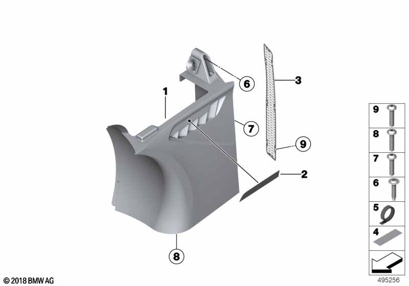 Genuine BMW 41358428116 Lettering For Trim Of Right Side Section (Inc. M6 GT3) | ML Performance UK Car Parts