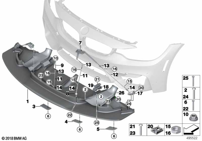 Genuine BMW 51628431758 Mount, Bowden Cable SPLIT. OUTS. RH (Inc. M4 GT4) | ML Performance EU Car Parts