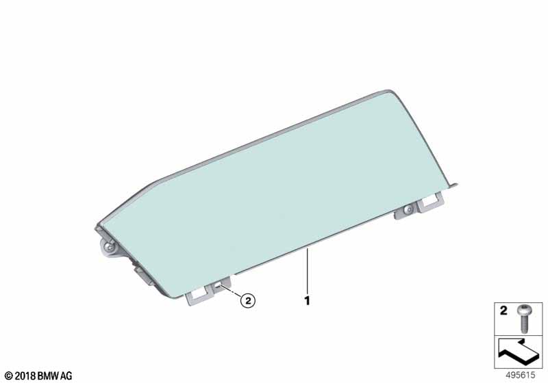 Genuine BMW 65508736093 G07 G05 G06 Central Information Display LHD (Inc. X5 M50dX, X7 M50dX & X6 40i) | ML Performance EU Car Parts