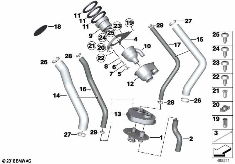Genuine BMW 41008436119 Countersunk Screw, Black M6X16 10.9 ZNSW (Inc. M4 GT4) | ML Performance EU Car Parts