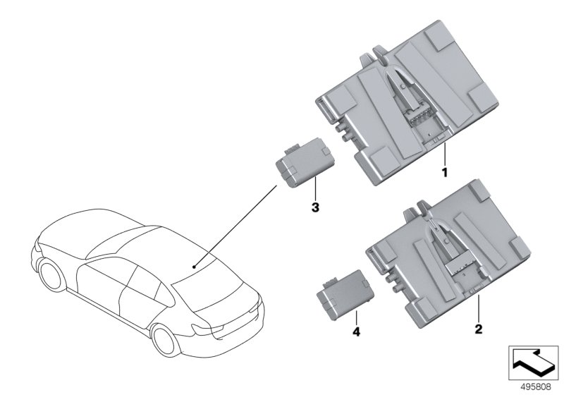 Genuine BMW 84106836756 G21 F26 RR4 Telematics Control Unit ATM ECE 4G WLAN (Inc. 118d, X6 35iX & X4 20iX) | ML Performance UK Car Parts
