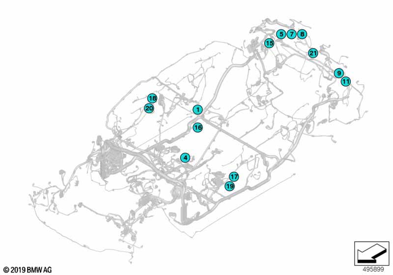 Genuine BMW 61139362831 G15 G06 Socket Housing 4 POL. KOD. D (Inc. M760iX, Alpina B7 & X6 M50iX) | ML Performance EU Car Parts