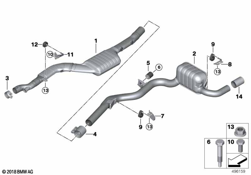 Genuine BMW 18307560781 F48 F21 F36 Clamping Bush D=75mm (Inc. 430i, 730d & 740e) | ML Performance UK Car Parts