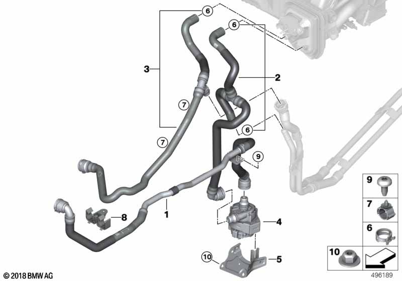 Genuine BMW 64116834936 G07 Auxiliary Water Pump (Inc. X7 30dX, X7 40iX & X7 M50dX) | ML Performance UK Car Parts