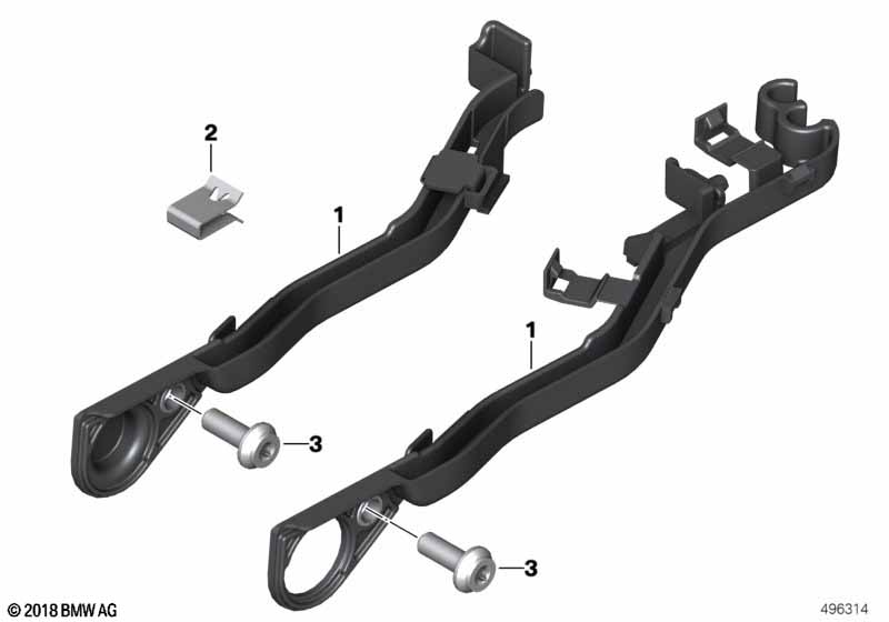 Conducto para cables caja de cambios