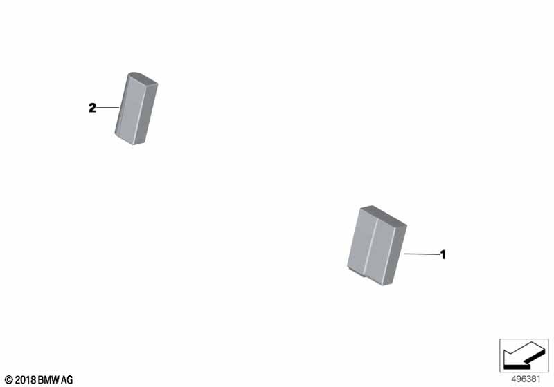 Genuine BMW 51728424914 Foam Wedge RECHTS/RH (Inc. M6 GT3) | ML Performance UK Car Parts