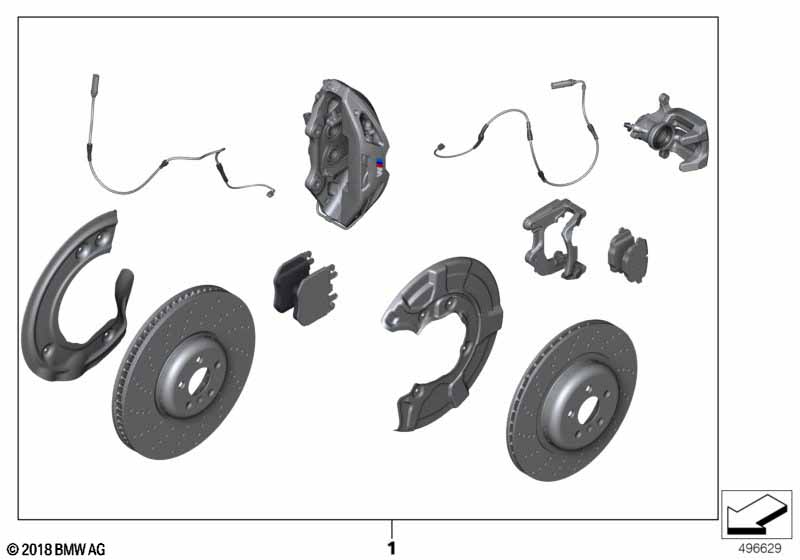 Set of M Performance brakes front/rear