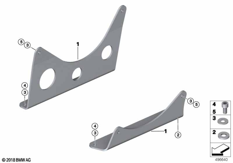 Genuine BMW 52008428057 Seat Rail Right FOR TAXI SEAT (Inc. M6 GT3) | ML Performance UK Car Parts