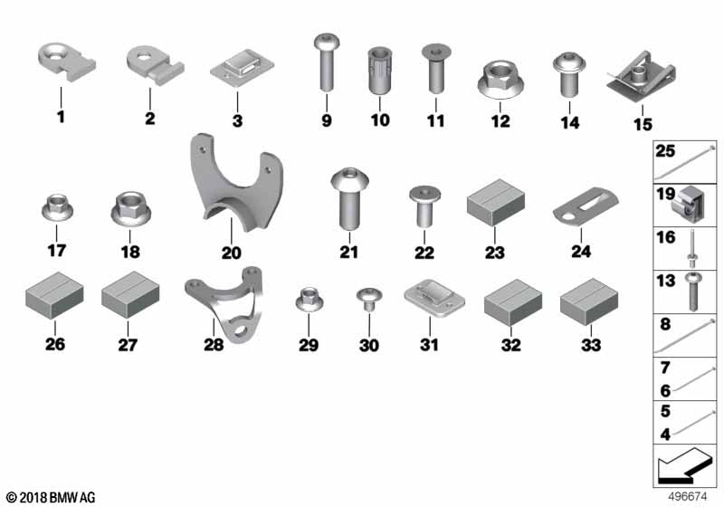 Genuine BMW 17117750573 Fillister Head Screw M5X25 10.9 (Inc. M6 GT3) | Duco Car Parts UK Car Parts