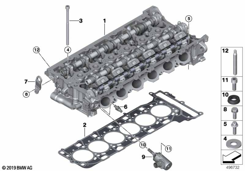 Genuine BMW 11128088729 Cylinder Head Gasket 0,95mm (Inc. X3 M & X4 M) | ML Performance UK Car Parts