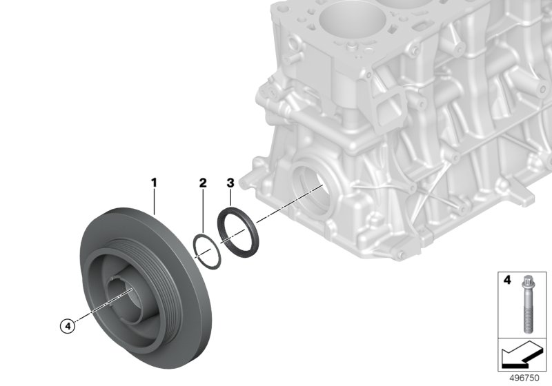 Genuine BMW 11238053287 Vibration Damper (Inc. X3 M & X4 M) | ML Performance UK Car Parts