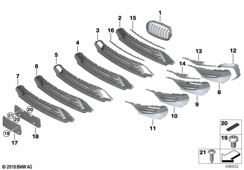 Genuine BMW 51117474259 F45 F46 Left Finisher (Inc. 216i, 218dX & 225iX) | ML Performance US Car Parts