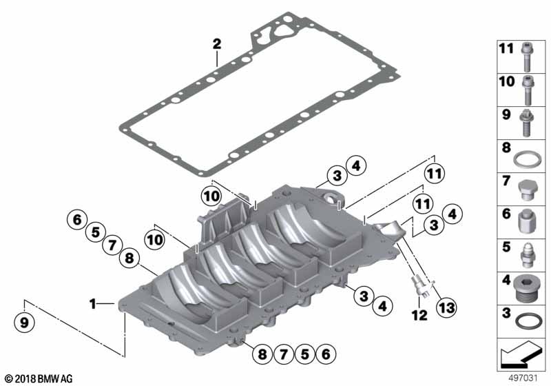 Genuine BMW 13628417663 Pulse Generator, Crankshaft P63 (Inc. M6 GT3) | ML Performance UK Car Parts