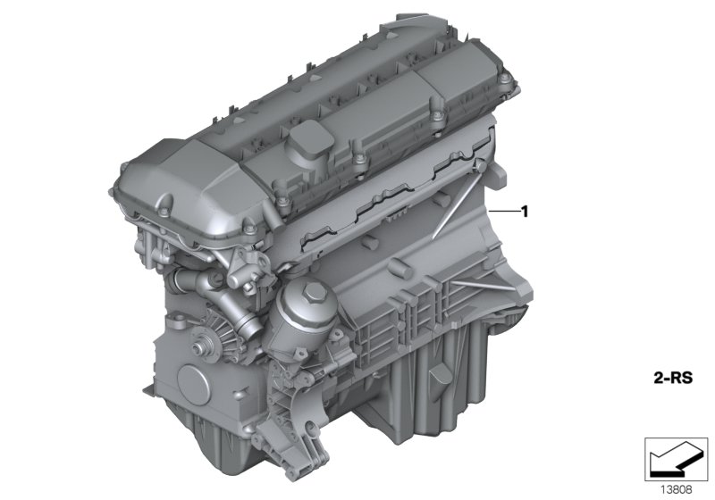 Genuine BMW 11007523073 E46 Exch. Short Engine 256S6 (Inc. 325Ci & 325i) | ML Performance UK Car Parts
