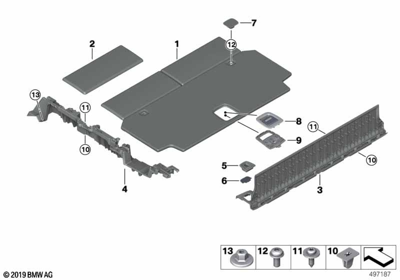 Genuine BMW 51479493106 G07 Loading Sill Cover MOKKA (Inc. X7 50iX, X7 40iX & X7 30dX) | ML Performance EU Car Parts