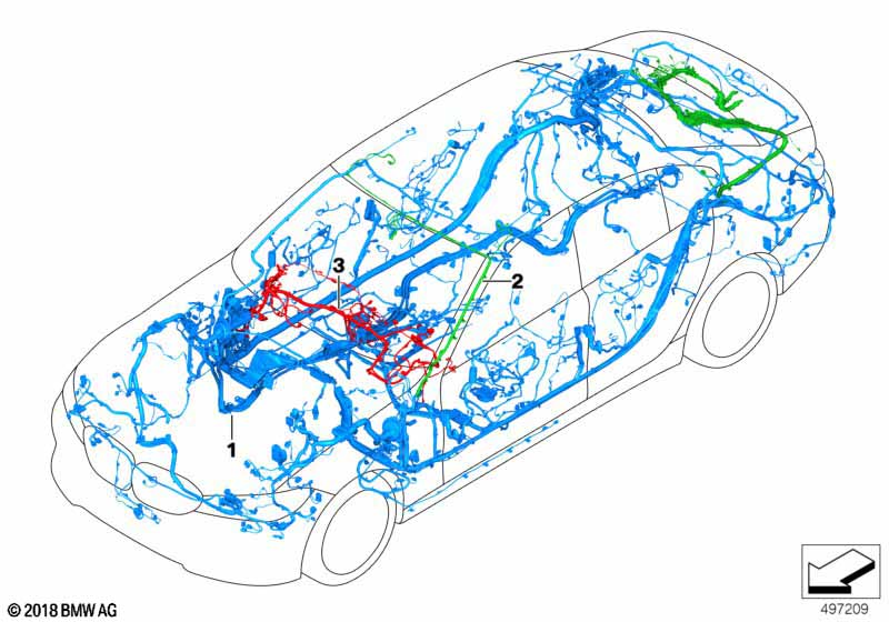 Genuine BMW 61112468570 G20 G21 Wiring Harness, I-Panel, Duplicate (Inc. 320iX, 320d & 320dX) | ML Performance UK Car Parts