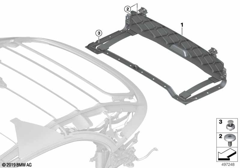Genuine BMW 51177440488 F91 G14 Folding Top Compartment (Inc. 840i, M8 & M850iX) | ML Performance UK Car Parts