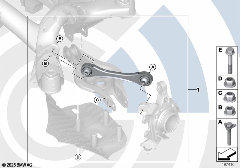 Repair kit, control arm