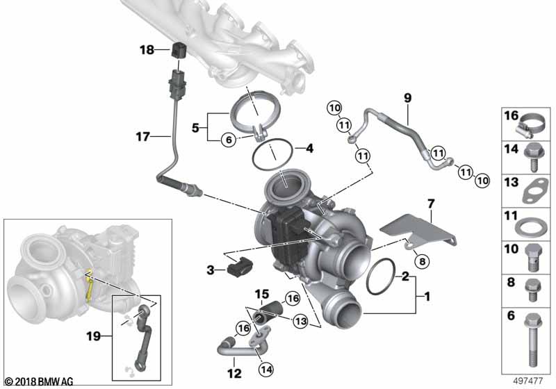 Turbo charger with lubrication