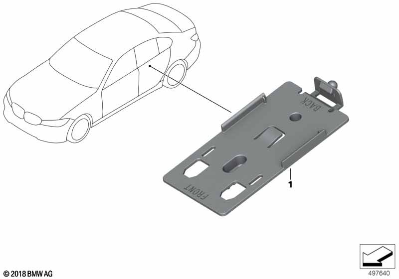 Control unit holder seat heating