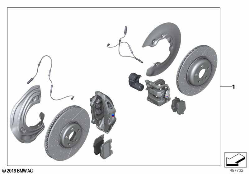Set of M Performance brakes front/rear