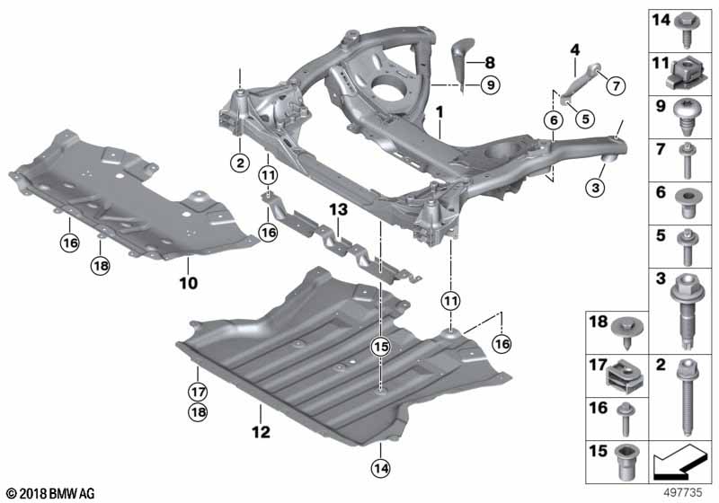 Front axle support