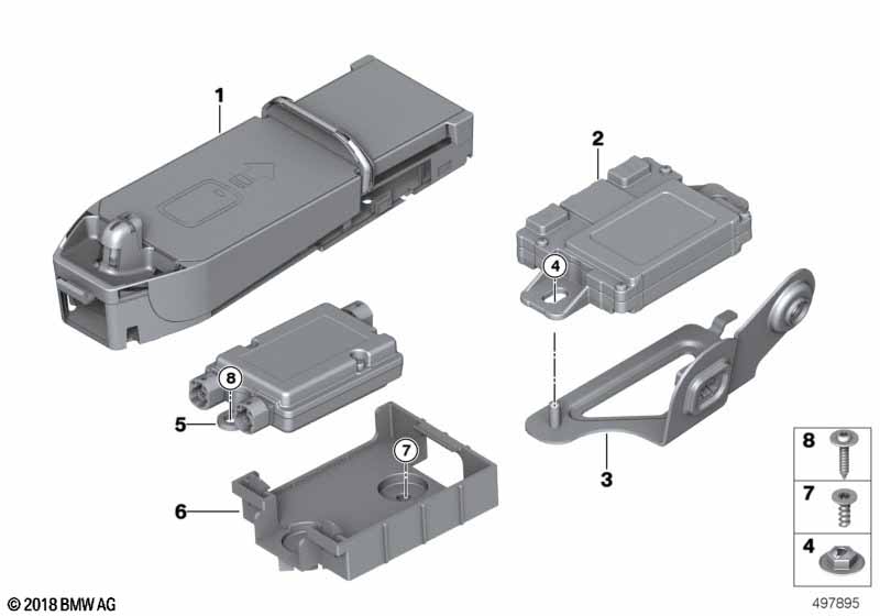Genuine BMW 84109390163 F87 F23 F32 Holder For Lte Compensator (Inc. M2, 430d & M4 CS) | ML Performance EU Car Parts