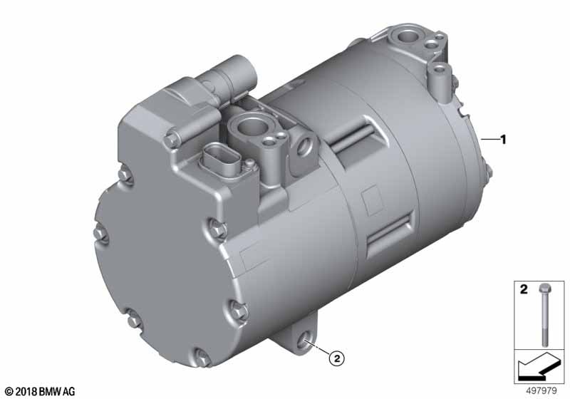 Electric a/c compressor