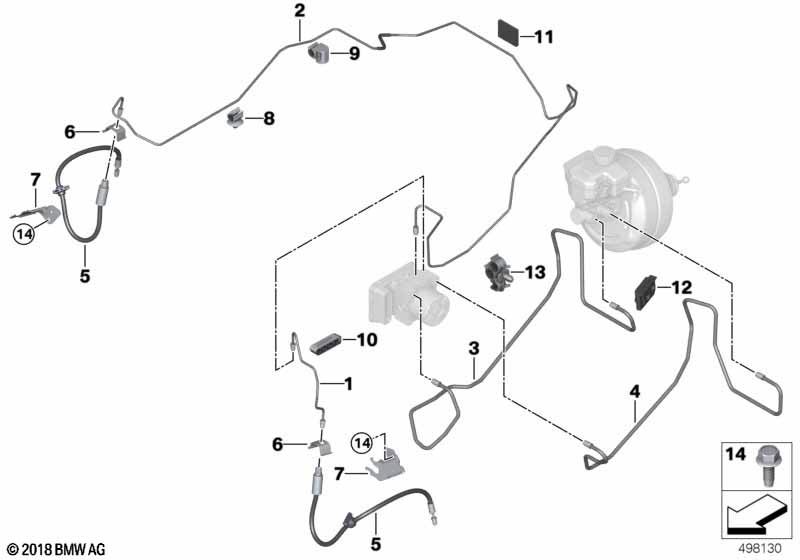 Genuine BMW 34306891449 G20 G21 Pipe (Inc. 330dX, 330i & 330d) | ML Performance EU Car Parts