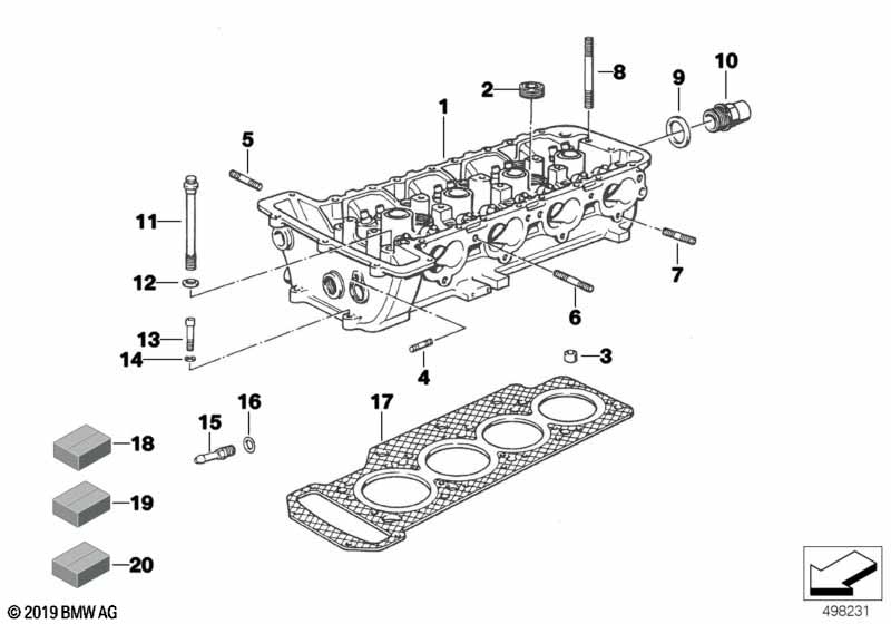Genuine BMW 11651307086 Ring Connection 776-20D-10D (Inc. E36 318iS) | ML Performance UK Car Parts