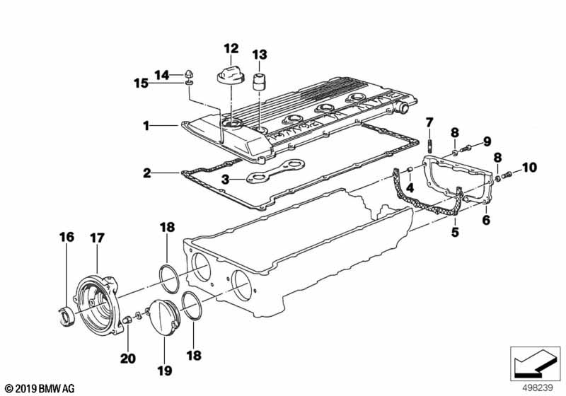 Genuine BMW 11121415191 Classic Cover Lid (Inc. E36 318iS) | ML Performance UK Car Parts