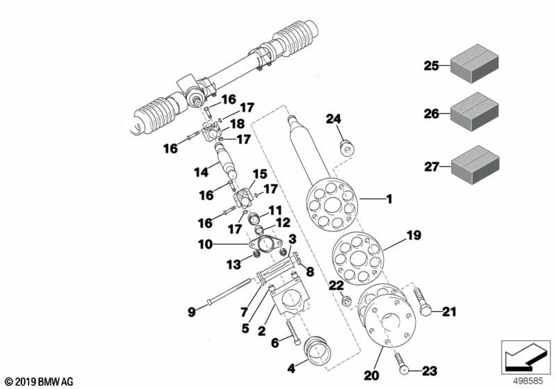Genuine BMW 32312483163 Countersunk Head Screw M5X20 10.9 PHR (Inc. E36 318iS Class 2 & E36 320i STC '95) | ML Performance EU Car Parts