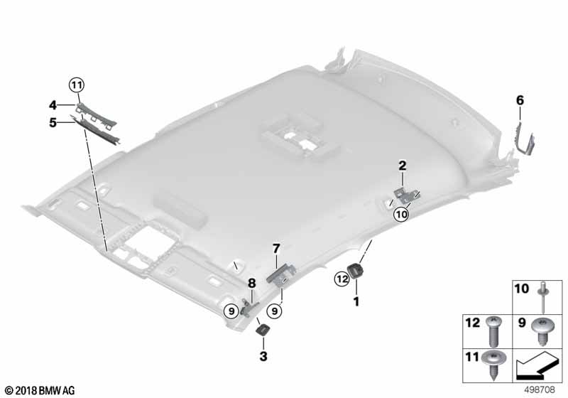 Genuine BMW 51167452112 Bracket Clothing Hook, Right (Inc. X4 M, X4 25dX & X4 20dX) | ML Performance UK Car Parts