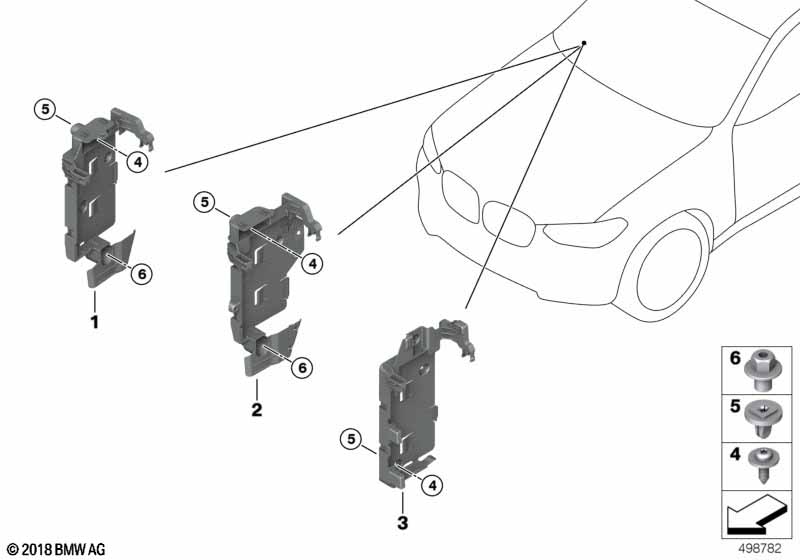 Genuine BMW 61139397072 G02 G01 Bracket Bdc (Inc. X3) | ML Performance EU Car Parts