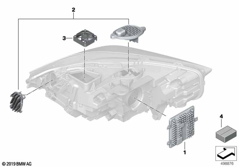 Genuine BMW 63119448116 Set Of Led Modules, Right | ML Performance EU Car Parts