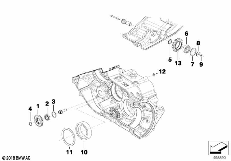 Genuine BMW 23008419346 Ball Bearing OIL PUMP IDLER (Inc. M6 GT3) | ML Performance UK Car Parts