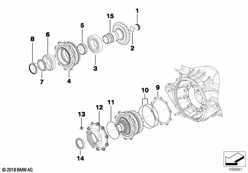 Genuine BMW 23008423125 Secuirng Element M45 (Inc. M6 GT3) | ML Performance UK Car Parts