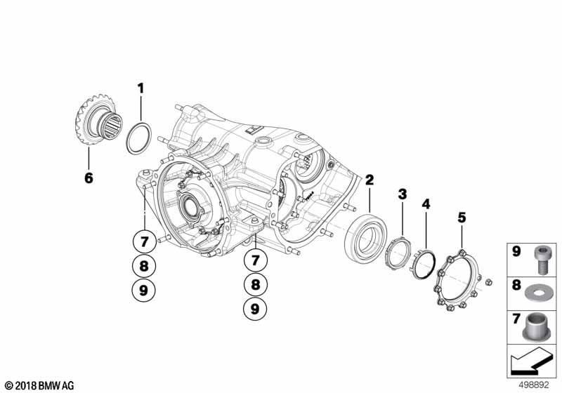 Genuine BMW 23008423126 Lock Ring INPUT BEVELWHEE (Inc. M6 GT3) | ML Performance UK Car Parts