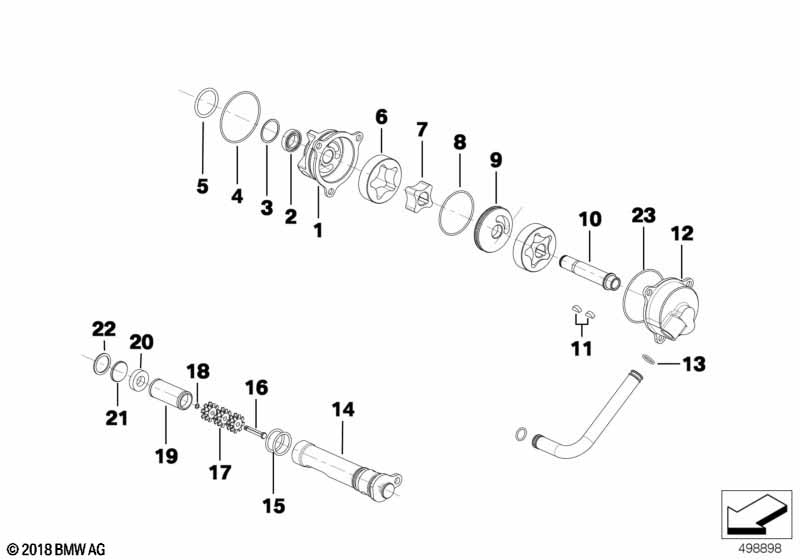 Genuine BMW 23008419457 Rotor Inner OIL PUMP GBX (Inc. M6 GT3) | ML Performance UK Car Parts