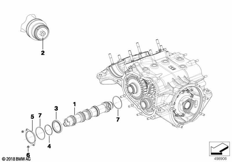 Genuine BMW 23008419628 Adjusting Plate 0,2MM (Inc. M6 GT3) | ML Performance UK Car Parts