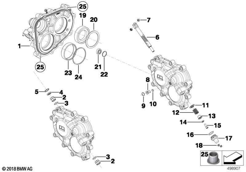 Genuine BMW 23008419369 Bush F.SELECTOR RACK (Inc. M6 GT3) | ML Performance UK Car Parts